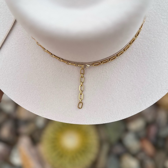 Freshwater Pearl Pink Hat Band - Picture 4 of 6